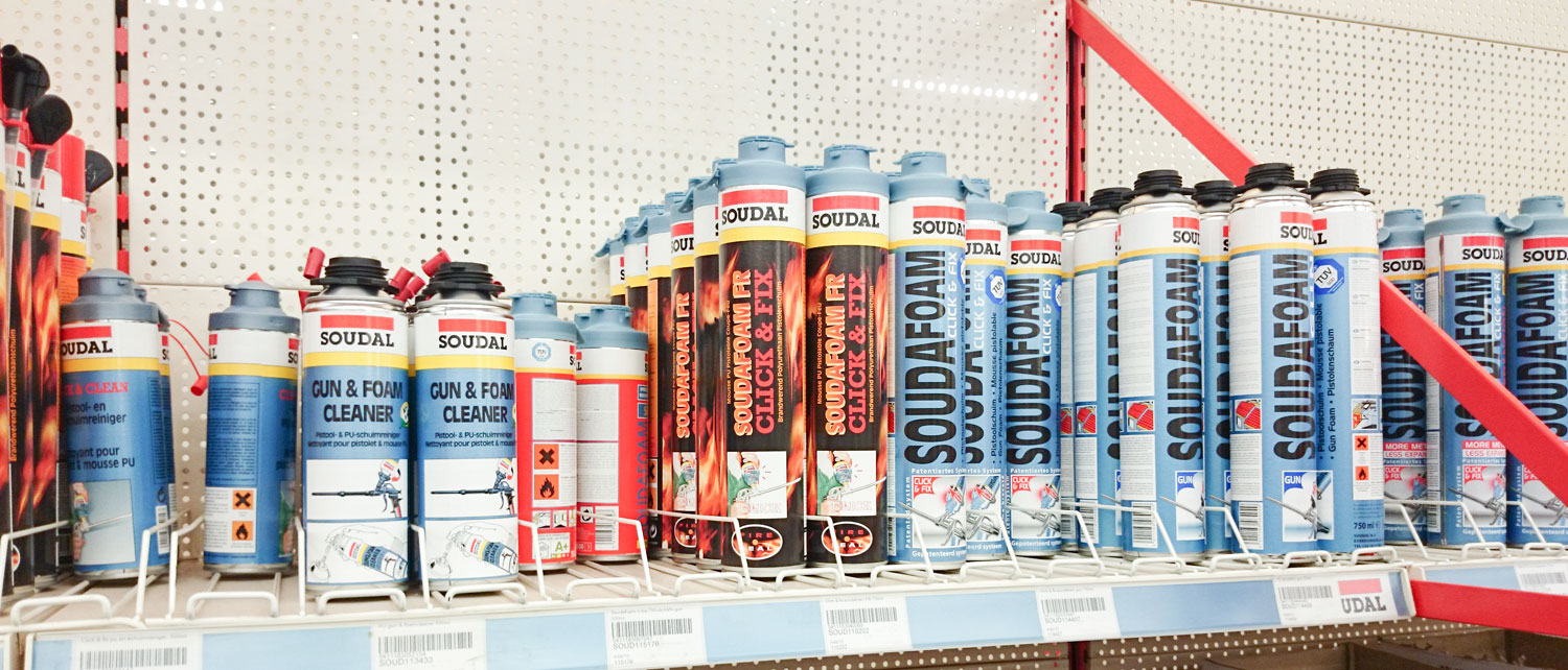 PU Foam on retail shelves PU Foam Shelf Life